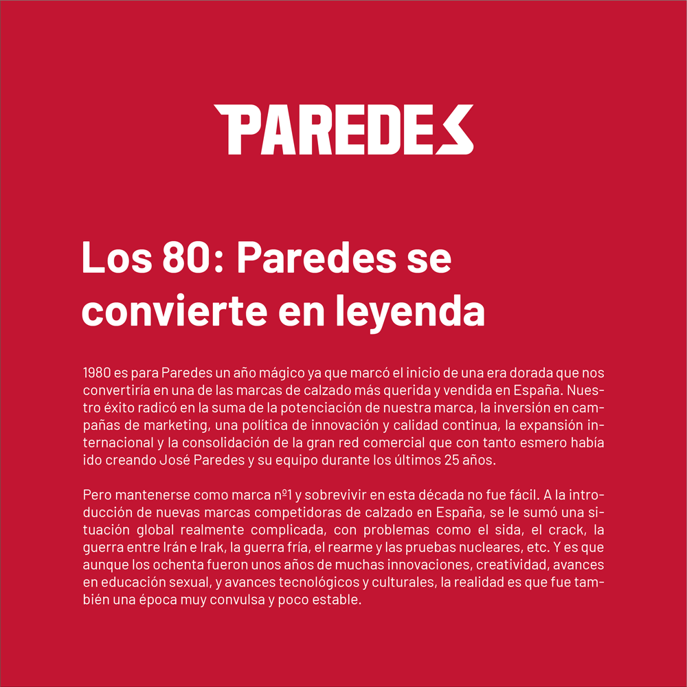 Años 80 - Paredes